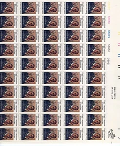 1975 10 cent Paul Dunbar Full Sheet of 50 Scott #1554, Mint NH - Picture 1 of 1