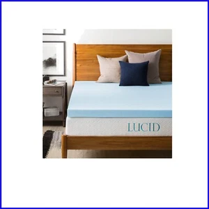Plüsch 3 Zoll King/Groß Matratzenauflage mit Gel Memory Foam - CertiPur zertifiziert - Bild 1 von 9