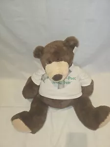 My Tempur-Pedic Teddy Bear Soft Stuffed Animal 18" Plush Memory Foam Brown W Tag - Picture 1 of 9