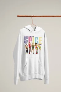 Spice Girls Spice Up Your Life White Pullover Hooded Sweatshirt - Picture 1 of 2