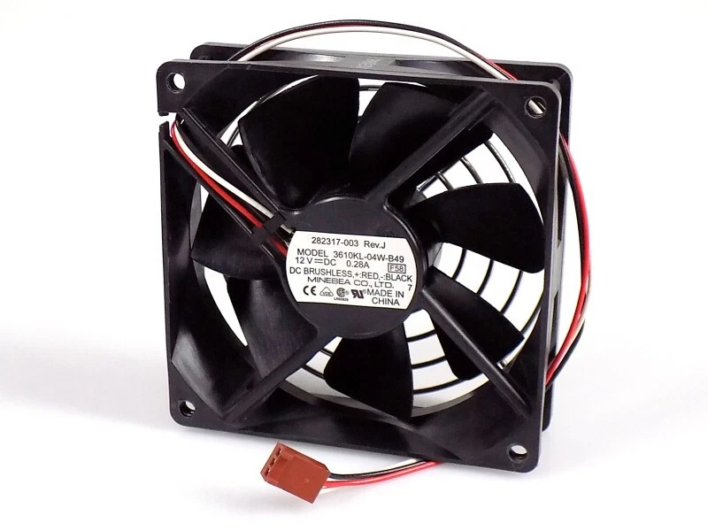 HP 282317-003 3610KL-04W-B49 Gehäuse Fan Lüfter Kühler Cooler 92x92x25mm - Bild 1 von 1
