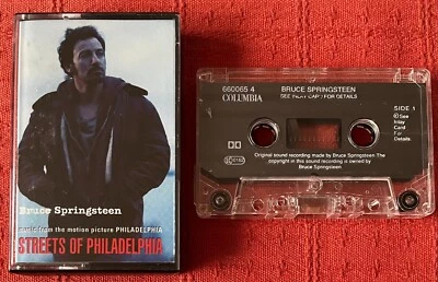BRUCE SPRINGSTEEN - UK CASSETTE TAPE SINGLE - STREETS OF PHILADELPHIA - Image 1 of 4