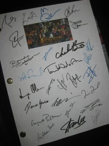 Guión de película firmado de Avengers Infinity War X27 Chris Evans Hemsworth Holland repetido - Imagen 1 de 1