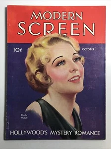 Modern Screen Magazine movie cinema October 1931-Dorothy Mackaill - Picture 1 of 4