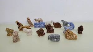 18 Wade Whimsies Figurines Bear Cub, Orangutan, Rhino, Camel, Swan, Racoon - Picture 1 of 12
