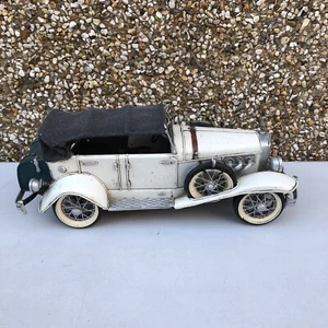 Classic Car Model Metal Crafts Retro Nostalgic Ornaments Desktop Decoration 35cm - Picture 1 of 8