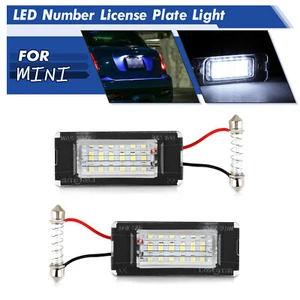 2x LED License Number Plate Lights For Mini Cooper R59 2012-2015 R56 2007-2013 - Picture 1 of 7