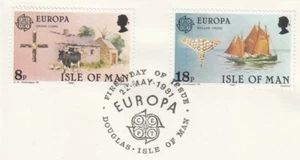 (67736) GB Isle of Man Used Folklore EUROPA 1981 ON PIECE - Picture 1 of 1