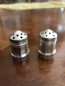 William R. Elfers Co NY, Juego de coctelera de sal y pimienta vintage de plata esterlina - Imagen 1 de 3