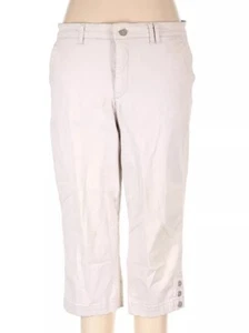 Gloria Vanderbilt Women Ivory Khakis 16 - Picture 1 of 5