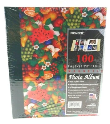 VTG Pioneer Green Photo Album LM-100D 100 Fast-Stick Pages FACTORY SEALED 1998 - Image 1 of 4