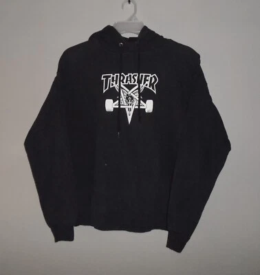 Thrasher 666 Devil Satan Goat Pullover Hoodie Sweatshirt Adult Medium Skateboard - Изображение 1 из 4