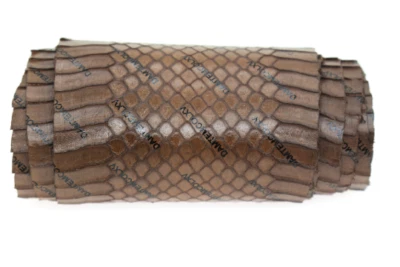 DAMLXV Monogram Print Elaphe Carinata Snake Skin Snakeskin Leather Hide - Image 1 of 4