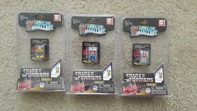 World's Smallest Transformers Miniature Collectible- 3 Pack Bundle Set- - Image 1 of 4