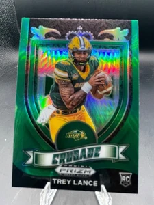 2021 Prizm Draft Picks TREY LANCE (RC) Geen Crusade #164 COLOR MATCH NDSU Bisons - Picture 1 of 5