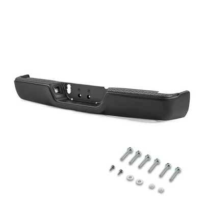 VRC Rear Step Bumper For 2009-2018 Dodge Ram 1500 w/o Exhaust & Sensor (Black） - Imagem 1 de 4