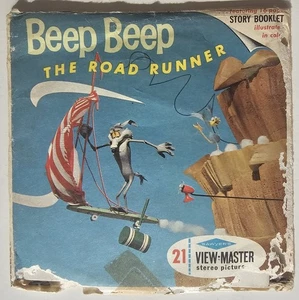 1967 Road Runner View-Master Packet B538 3 Reel Set & Booklet Warner Bros - Bild 1 von 9