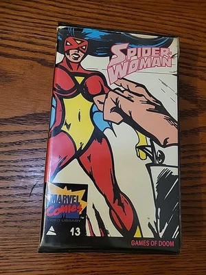 SPIDER-WOMAN (1985) VHS Marvel Comics - Animation Action Adventure Superhero - Image 1 of 4