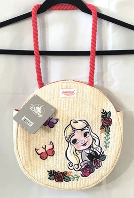 Disney Animators Collection Princesa Aurora Nadar Playa Bolso Redondo Cartera Bolso Nuevo con Etiquetas Foto 1 de 4