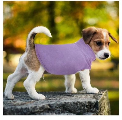 Chaleco polar para perros medianos, cálido elástico, acogedor chaleco para perros.Con orificio para correa.Talla M Foto 1 de 4