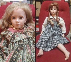 Porzellan Puppen 2er Set - Bild 1 von 6