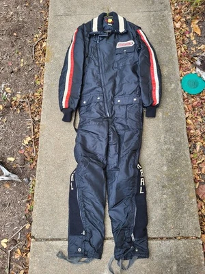 Chaparral Snowmobile Suit 1970s Black Medium Vintage - Image 1 of 4