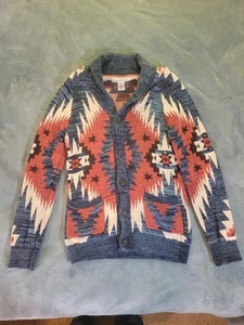 L.O.G.G. Southwestern Button-Down Cardigan - Size S - Picture 1 of 8