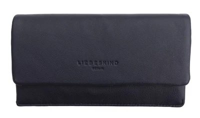 LIEBESKIND BERLIN - GELDBÖRSE WALLET SLAM - LEDER - RFID - BLAU - NEU