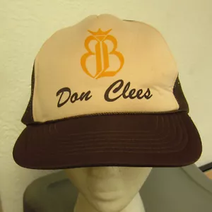 DON CLEES berretto camionista Omaha cappello semi-camion anni 70 retro a rete Clee's snapback - Foto 1 di 1