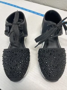 Oxford donna ALL BLACK Amazing Gems taglia 5,5 - Foto 1 di 5