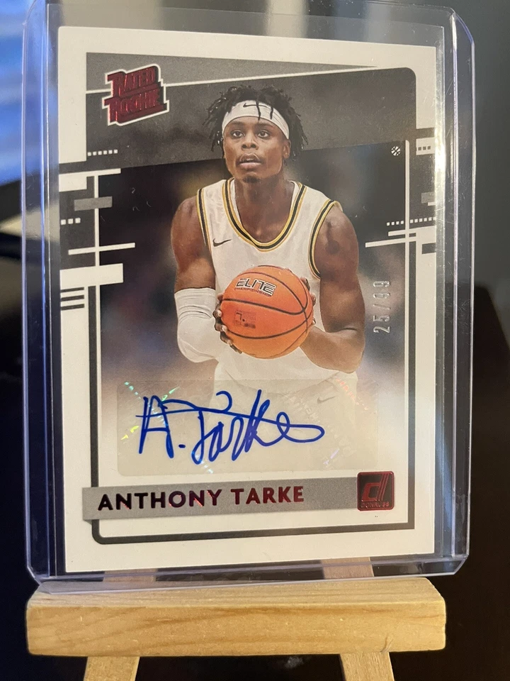 2021-22 Donruss Anthony Tarke Auto RC /99 - Image 1 of 1