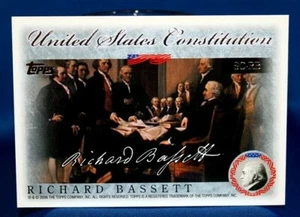 2006 Topps United States Constitution Signers Richard Bassett #SC-RB - Bild 1 von 2