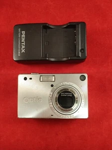 Pentax Digital Camera Optio S 3.2MP Silver Tested + Charger 13 - Picture 1 of 7
