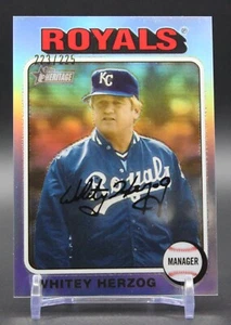 2024 Topps Heritage High Number Cromo 223/225 #146 Whitey Herzog Royals - Imagen 1 de 2