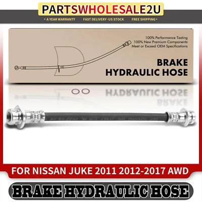 Rear Left or Right Inner Brake Hydraulic Hose for Nissan Juke 2011-2017 L4 1.6L - Image 1 of 4