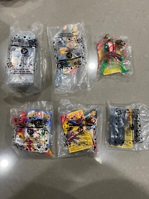 Jack In Box Vintage 1999-2001 kids meals Super  Heroes Lot Of 6 - Image 1 of 4