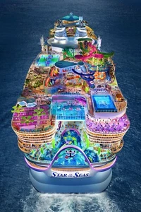 Royal Caribbean Star of the Seas (Rear) POSTER 24 X 36 Inches Nice! - Picture 1 of 2
