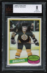 1980 81 OPC O-Pee-Chee #140 Raymond Ray Bourque Rc Rookie BVG 8 NM-MT HOF - Picture 1 of 2