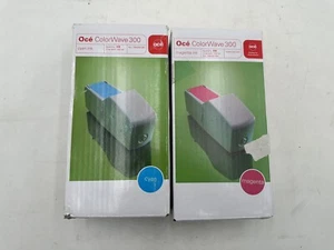 2x Oce Colorwave 300 350ml Ink Tanks (Magenta And Cyan) - Picture 1 of 4