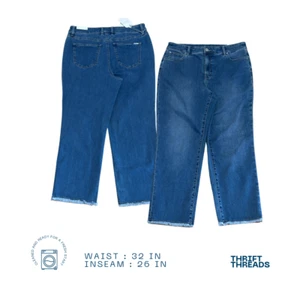 Tommy Bahama | Women's Size 14 | Boracay Jeans | Indigo Straight Crop - Picture 1 of 4