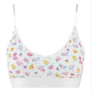 stripe & stare Size M Rose Garden Bralette The Sustainable Edit Stretch Lingerie - Picture 1 of 2