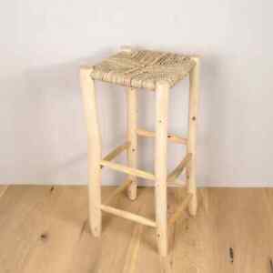 Traditional Handmade Wooden Stool Chair, dining room chairs, Kitchen chairs