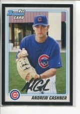 2010 Bowman Prospects Black Andrew Cashner BP5 Chicago Cubs