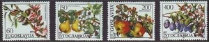Yugoslavia 1987 ☀ Flora Fruits - Complete set ☀ MNH** - Picture 1 of 1
