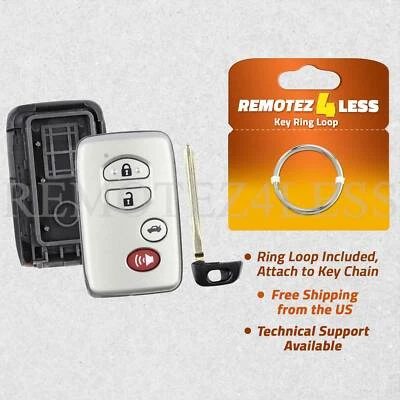 Remote for 2007 2008 2009 2010 2011 2012 Toyota Avalon Shell Case - Image 1 of 4