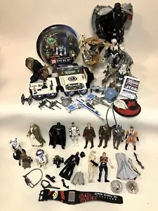 Mixed Star Wars LFL Toys Action Figures Accessories & More 38+ Items Hasbro - Picture 1 of 12