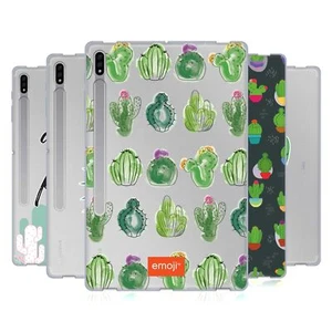 OFFICIAL emoji® CACTUS AND PINEAPPLE SOFT GEL CASE FOR SAMSUNG TABLETS 1 - Picture 1 of 17