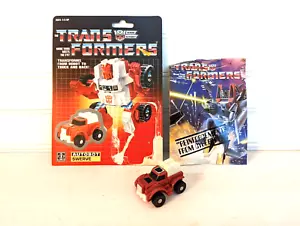 Vtg 1984 Hasbro Takara Transformers Autobot SWERVE Minibot with Orig Cardback - Picture 1 of 17