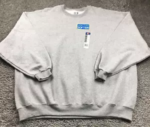 Fruit of the Loom Mens Sweatshirt Sz4XL Gray Soft Long Sleeve NOS NWT - Picture 1 of 10