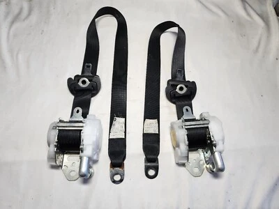 2011 - 2015 Lexus CT200H Drivers & Passengers Front Seat Belts (OEM) Black  - Image 1 of 4